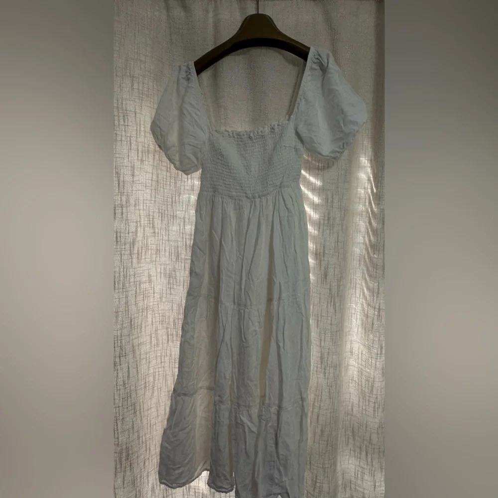 Abercrombie & Fitch White Midi Dress - Picture 5 of 5